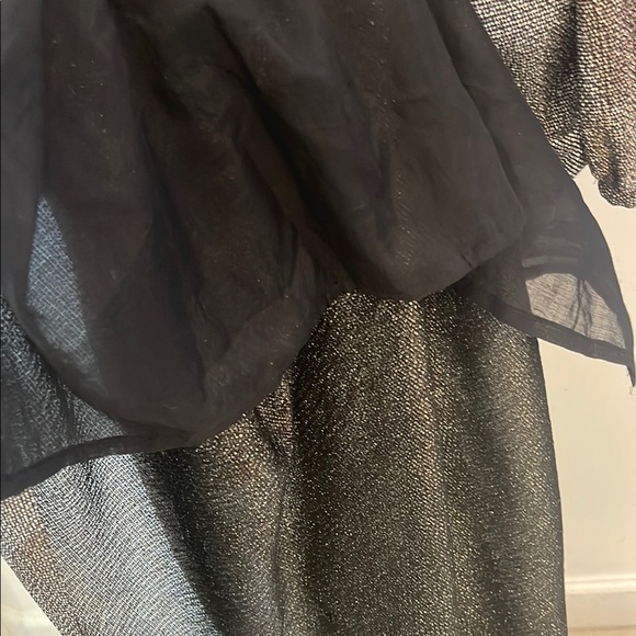 NWT Ba&Sh | Woman’s Elegant Floral Metallic Grey Maxi Dress Size 1 Small - Picture 11 of 16